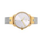 Reloj analógico Let Mesh bicolor acero/IP dorado - Imagen 2