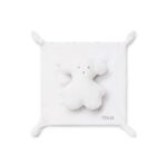 Doudou de nudos con osito Blanco