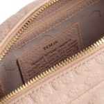 Bandolera de piel rosa Sherton - Imagen 3