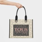 Shopping grande Amaya Kaos Icon multi beige - Imagen 6