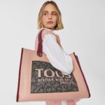 Shopping grande Amaya Kaos Icon rosa - Imagen 6
