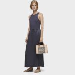 Shopping mediano Amaya Kaos Icon marrón y beige - Imagen 5