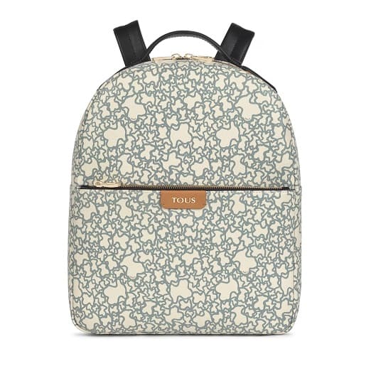 2001037543_00 Mochila Kaos Mini beige y negro - Imagen 1