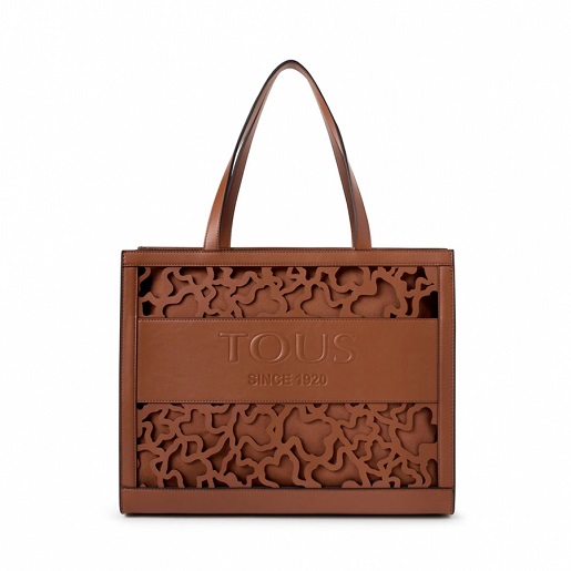 2001660643_00 Bolso Shopping XL Amaya Kaos Shock marrón - Imagen 1