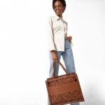 Bolso Shopping XL Amaya Kaos Shock marrón - Imagen 4