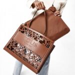 Bolso Shopping XL Amaya Kaos Shock marrón - Imagen 5