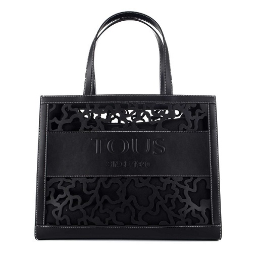 2001660651_00 Bolso Shopping XL Amaya Kaos Shock negro - Imagen 1