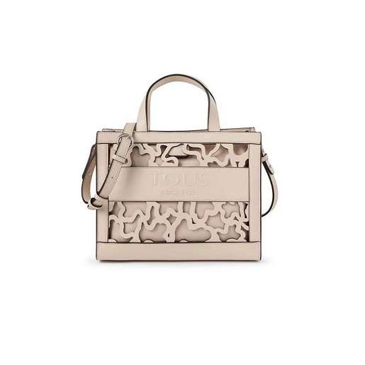 2001660743_00 Bolso Shopping M. Amaya K Shock Beige - Imagen 1