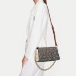 Bolso Hombro-Band K Icon Beige y negro - Imagen 4