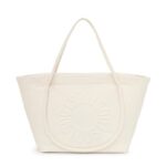 Capazo grande de piel beige TOUS Miranda