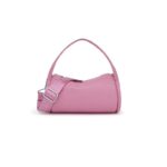 Bolso Duffle pequeño de piel rosa oscuro TOUS Miranda