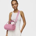 Bolso Duffle pequeño de piel rosa oscuro TOUS Miranda - Imagen 4
