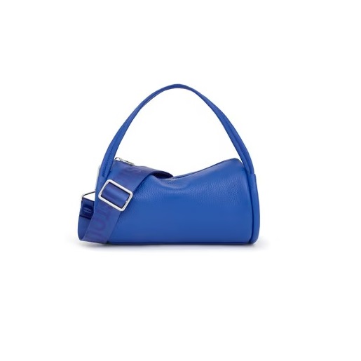 2002023234_00 Bolso Duffle pequeño de piel azul eléctrico TOUS Miranda - Imagen 1
