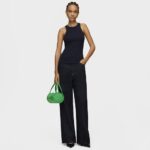 Bolso Duffle pequeño de piel verde TOUS Miranda - Imagen 4