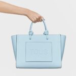 Shopper mediano Amaya azul claro TOUS La Rue New - Imagen 6