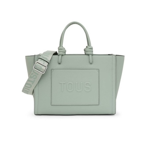 2002025647_00 Shopper mediano Amaya gris piedra TOUS La Rue New - Imagen 1