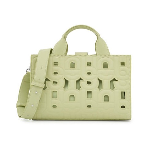 2002042139_00 Shopper mediano Amaya verde TOUS MANIFESTO CUT - Imagen 1