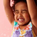 Bañador integral de niña Aqua rosa - Imagen 4