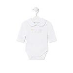 Body de bebé liso blanco