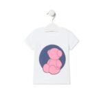 Camiseta de playa de niña Aqua rosa