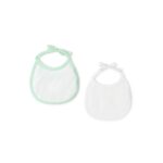 Set de baberos bebé bordados bruma - Imagen 2