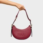 Bolso de hombro bandolera mediano granate TOUS Brenda - Imagen 5