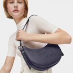 Bolso de hombro mediano azul marino TOUS Brenda - Imagen 5