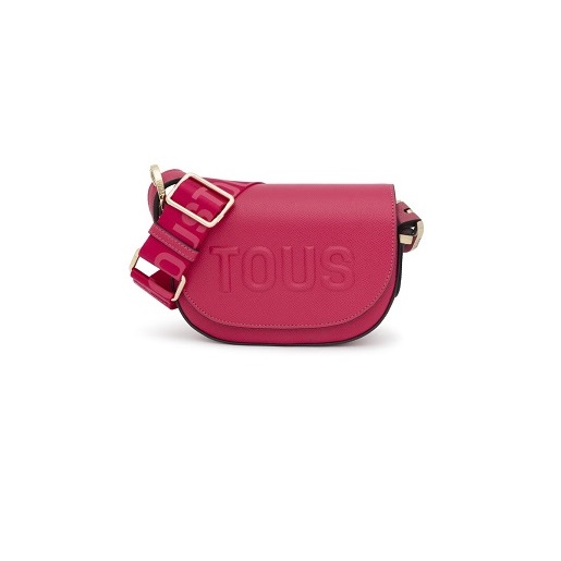 2002105825_00 Mini bandolera medialuna fucsia TOUS Brenda - Imagen 1