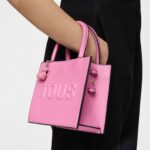 Bolso mini cube rosa oscuro TOUS Brenda - Imagen 4