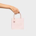 Bolso mini cube rosa claro TOUS Brenda - Imagen 5
