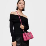 Bandolera pequeña fucsia TOUS MANIFESTO New - Imagen 4