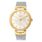 Reloj analógico S-Mesh de acero inoxidable