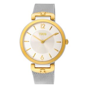 Reloj analógico S-Mesh de acero inoxidable