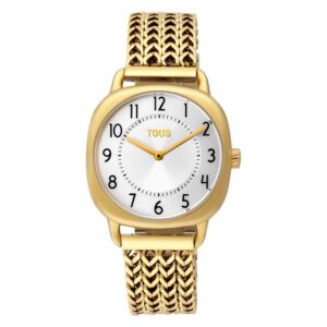 Reloj analógico Osier 1920 de acero IP dorado