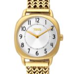 Reloj analógico Osier 1920 de acero IP dorado - Imagen 3
