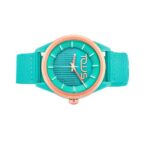 Reloj analógico solar turquesa Vibrant Sun - Imagen 2
