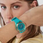 Reloj analógico solar turquesa Vibrant Sun - Imagen 4