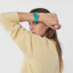 Reloj analógico solar turquesa Vibrant Sun - Imagen 5