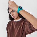 Reloj smartwatch Smarteen Connect con correa de silicona verde - Imagen 5