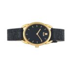 Reloj analógico Dai de acero con correa de piel Kaos negra - Imagen 2