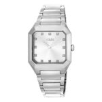 Reloj analógico con brazalete de acero Karat Squared