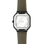Reloj analógico de acero IP negro con zirconitas Gleam Fresh - Imagen 3
