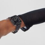 Reloj analógico de acero IP negro con zirconitas Gleam Fresh - Imagen 6