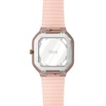 Reloj analógico de acero IPG rosa con zirconitas Gleam Fresh - Imagen 3