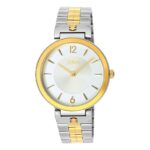 Reloj analógico con brazalete de acero y acero IPG dorado S-Band