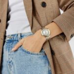 Reloj analógico con brazalete de acero y acero IPG dorado S-Band - Imagen 5