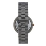 Reloj analógico con brazalete de acero IP gris y acero IPRG rosado S-Band - Imagen 2