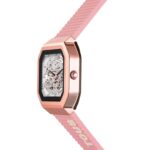 Reloj smartwatch con correa de nylon y correa de silicona rosa B-Connect - Imagen 3
