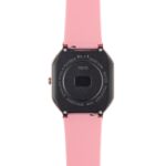 Reloj smartwatch con correa de nylon y correa de silicona rosa B-Connect - Imagen 4