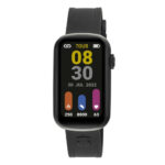 Reloj smartwatch con correa de nylon y correa de silicona negra T-Band - Imagen 2
